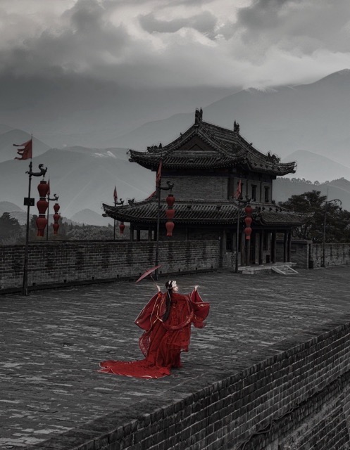 Zhanguopao Xi'an City Wall Photoshoot